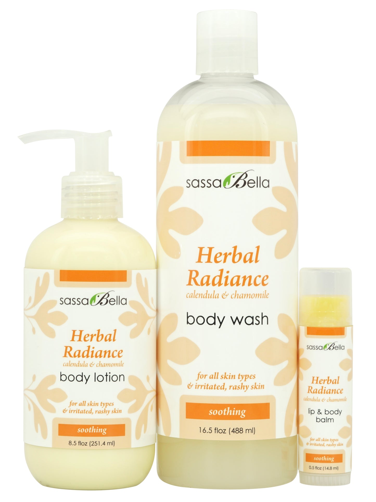 Herbal Radiance - Calendula Chamomile Body Care Set