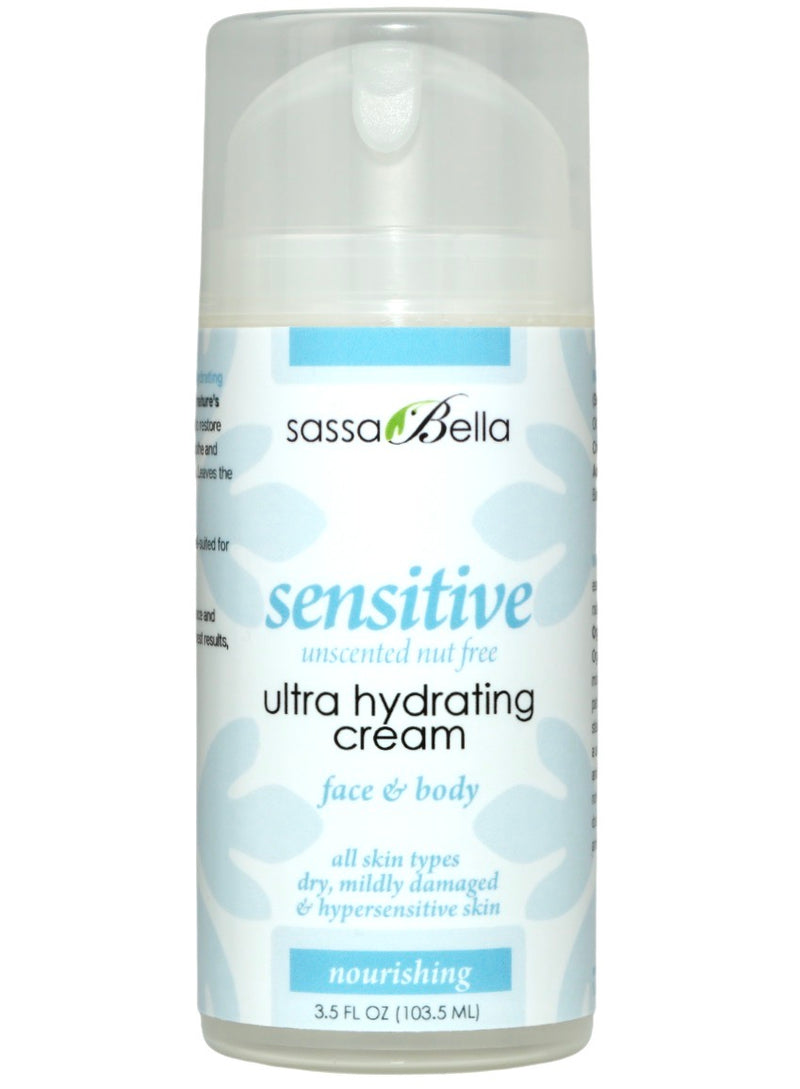 Sensitive Ultra Hydrating Face Cream - Unscented Nut Free - 3.5floz