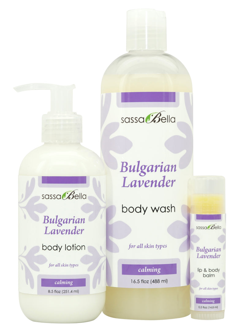 Bulgarian Lavender Body Care Set