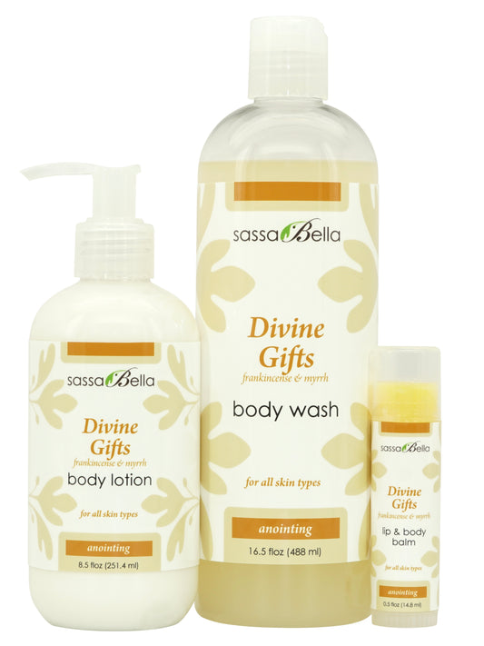 Divine Gifts - Frankincense & Myrrh Body Care Set